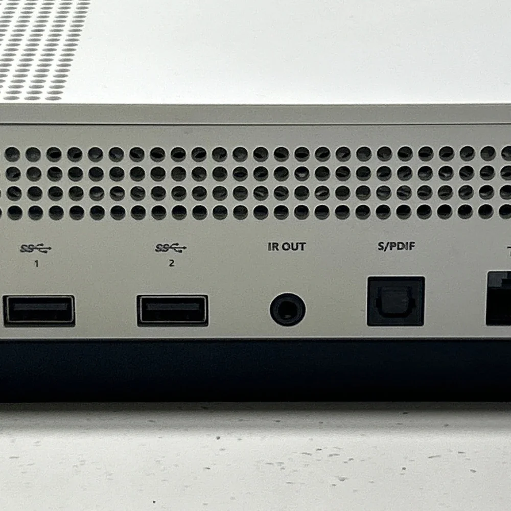 Microsoft Xbox One S Model 1681 White Console Only Storage Size Unconfirmed